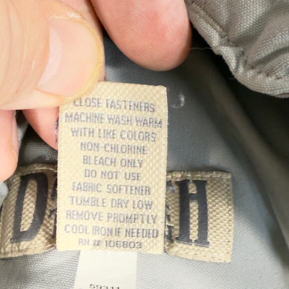 Duluth Trading Co Dry On The Fly Cargo Pant Men M x30 (30W 30L) Grey Elastic - Picture 13 of 16